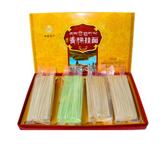 西藏特产 昌都洛隆县洛宗特色产品青稞挂面礼盒装 商品图0