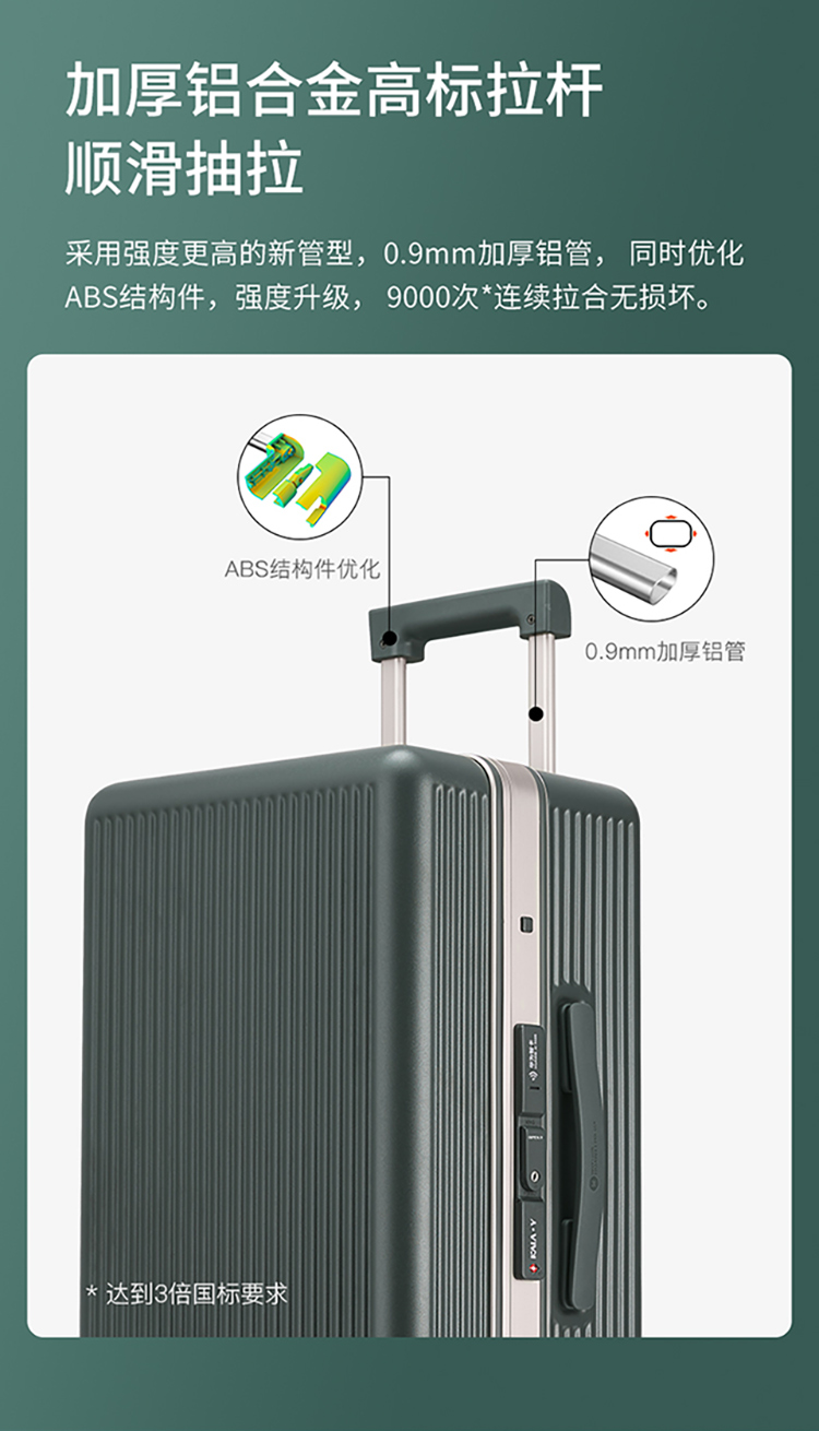 卡拉羊nfc智能开锁魔方体铝框行李箱air(支持huawei hilink)cx8414