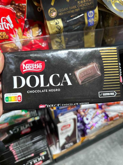 西班牙雀巢DOLCA黑巧克力115g 商品图0