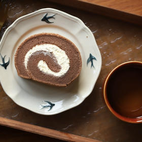 酒心黑巧蛋糕卷（含酒精）