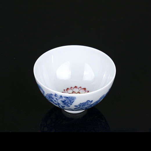 青花粉彩莲荷生香杯 商品图5