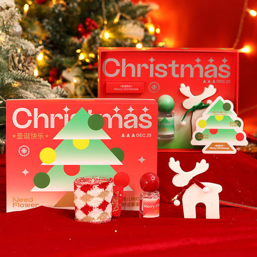 一鹿有你圣诞风格香薰蜡烛礼盒  FX-A-1401-231213 商品图0