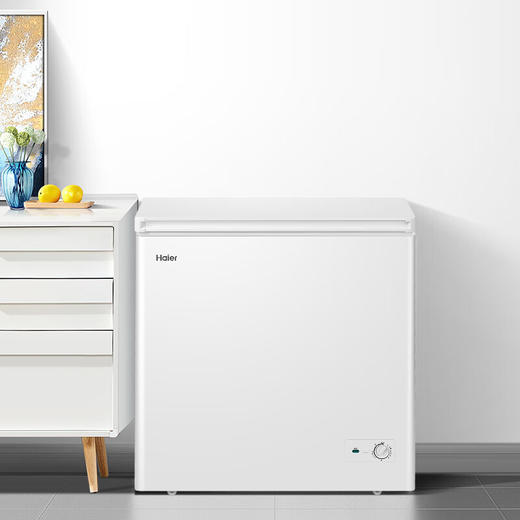 海尔（Haier）200升低霜小冰柜家用商用冷藏柜冷冻柜两用冰柜小型租房用小冰箱小型冷柜BC/BD-200GHDT 商品图6