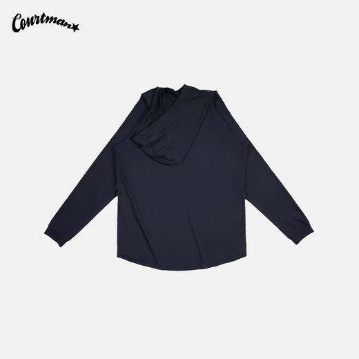 【福利大放送】COURTMAN野球帝字母印花连帽速干长袖投篮服B款 商品图2