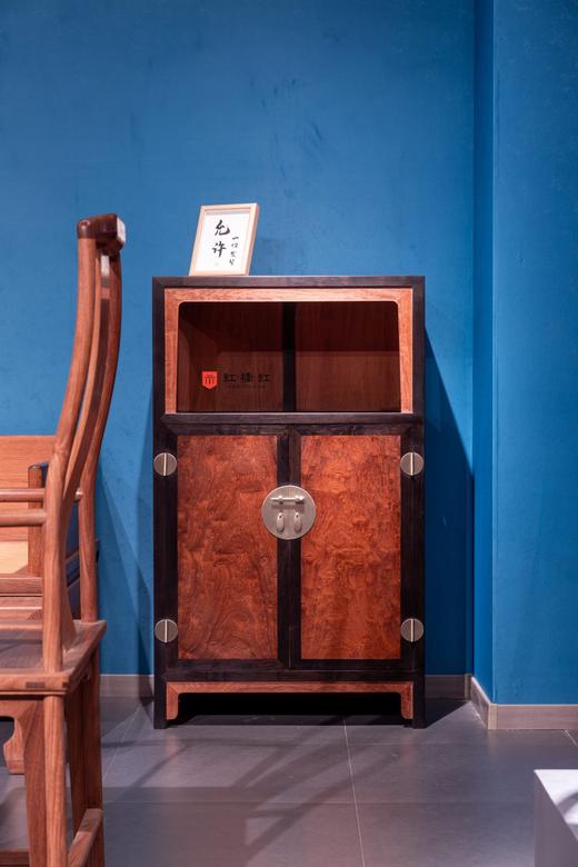 红桥红  家具严选  缅甸花梨(大果紫檀）  【紫光檀 125小号素面 万历柜】 商品图0