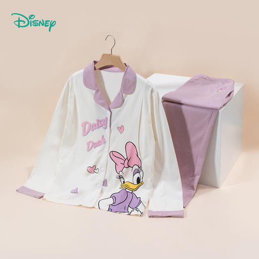 迪士尼孕妈妈家居服套装月子服秋新款柔软舒适黛丝两件套ZD3CY001
 商品图6