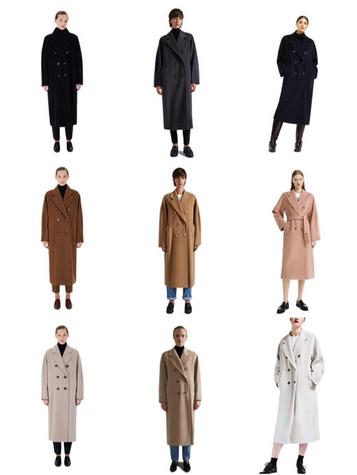 MA-C 101801 双排扣大衣 商品图1