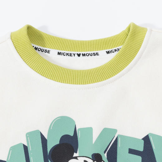 迪士尼（Disney）童装男童套装卡通米奇撞色卫衣套装舒适柔软秋新品ZD3CT011 商品图6