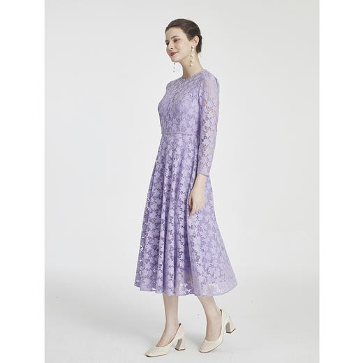 司歌蕾丝连衣裙优雅显瘦A881090 商品图2