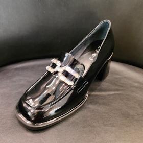 LFGJ凌介女鞋  0350  秋冬新款时尚粗跟鞋