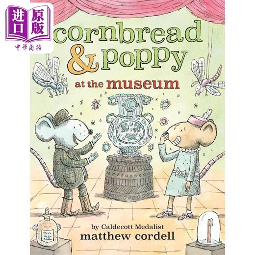 【中商原版】面包鼠与波波鼠3 Cornbread & Pop p  at the Museum英文原版 儿童绘本 动物故事图画书 进口读物4-8岁 友谊故事 商品图0