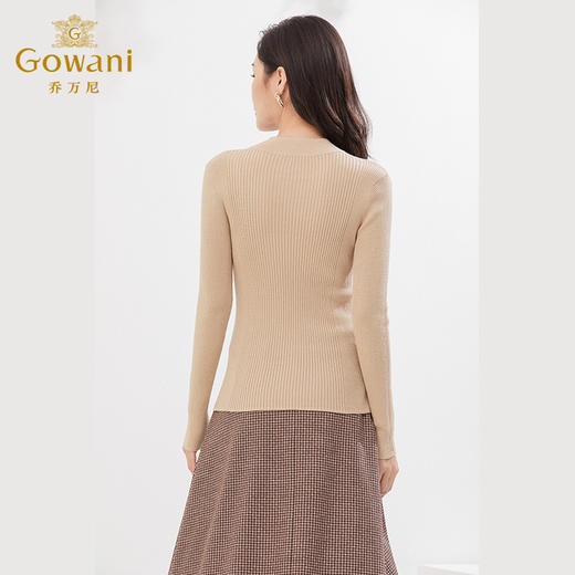 Gowani乔万尼针织衫上衣女新品羊毛打底衫半高领EI4M620003 商品图4