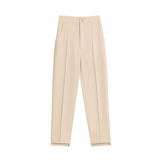 秋冬季休闲加厚九分烟管西装裤】 哈伦直筒毛呢裤 百搭显瘦 商品图4