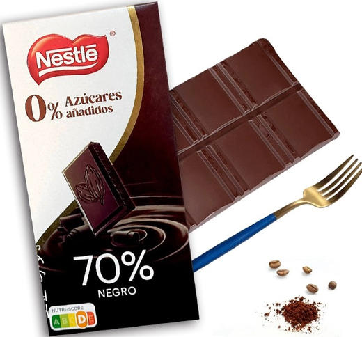 西班牙雀巢70%低糖黑巧克力100g 商品图0