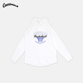 【福利大放送】COURTMAN野球帝字母印花连帽速干长袖投篮服B款