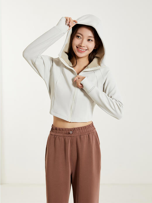 哈瓦塔秋冬短款加绒外套H320153 商品图8