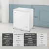 海尔（Haier）200升低霜小冰柜家用商用冷藏柜冷冻柜两用冰柜小型租房用小冰箱小型冷柜BC/BD-200GHDT 商品缩略图5