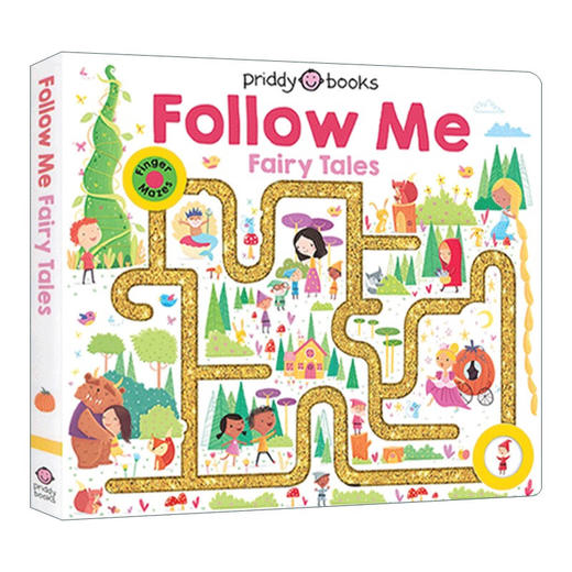 英文原版 童话故事迷宫书 Maze Book Follow Me Fairy Tales 认知启蒙 全英文版 商品图3