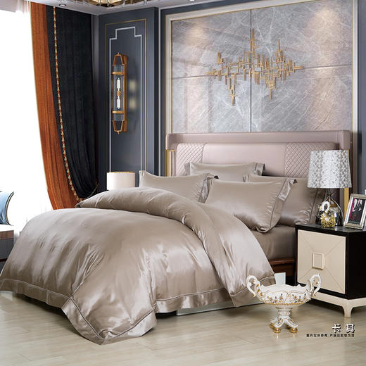 鑫缘 真丝素色四件套 DSK2418 商品图6