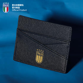 意大利国家队官方商品 | 刺绣深蓝多层卡包卡片夹足球迷周边礼物