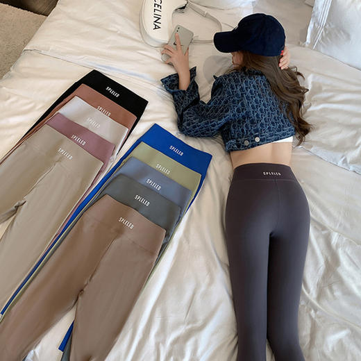 双十一活动【提臀芭比裤！秒变细腰蜜桃臀】瑜伽鲨鱼裤，显瘦10斤，穿上就是“小腰精”，鲨鱼裤皮打底裤，亲肤舒适骑行裤=健身=休闲！ 商品图0