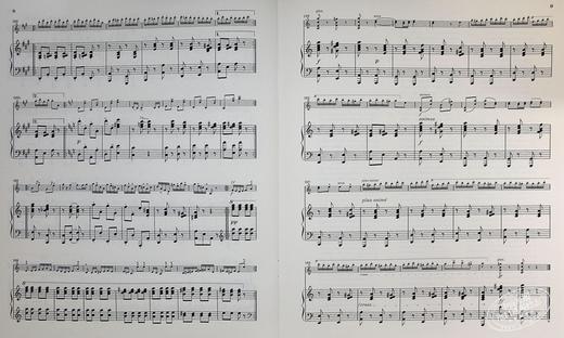 【中商原版】Sarasate Gypsy Airs for Violin and Piano 进口艺术 萨拉萨蒂 吉普赛之歌 流浪者之歌 小提琴和钢琴 商品图7
