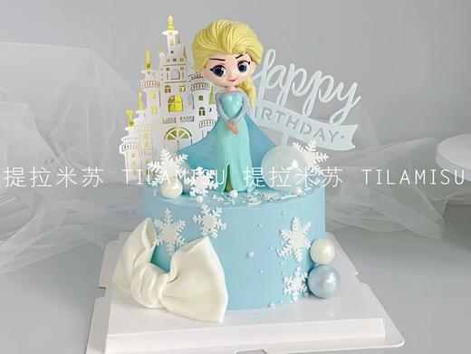 冰淇淋蛋糕~爱莎公主C款生日蛋糕 商品图0