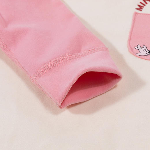 迪士尼童装女童套装可爱米妮保暖长袖家居服舒适柔软年秋新品ZD3CT003
 商品图13