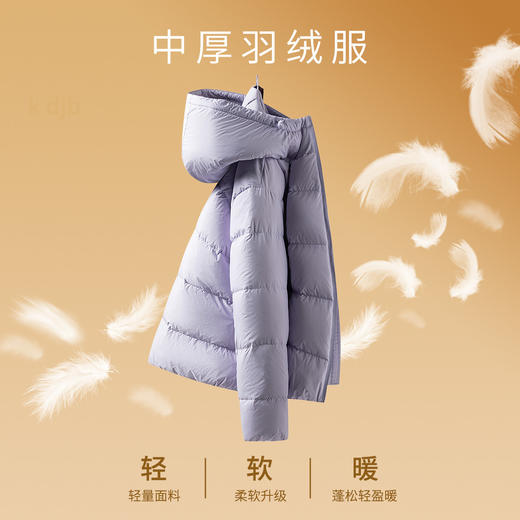 匹克【中厚羽绒服 男女同款】秋冬防风保暖外套男士情侣羽绒男女上衣DF534301/DF534302 商品图3