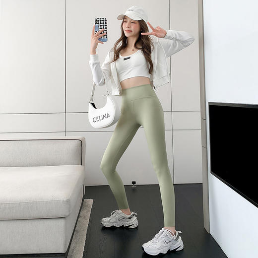 双十一活动【提臀芭比裤！秒变细腰蜜桃臀】瑜伽鲨鱼裤，显瘦10斤，穿上就是“小腰精”，鲨鱼裤皮打底裤，亲肤舒适骑行裤=健身=休闲！ 商品图3