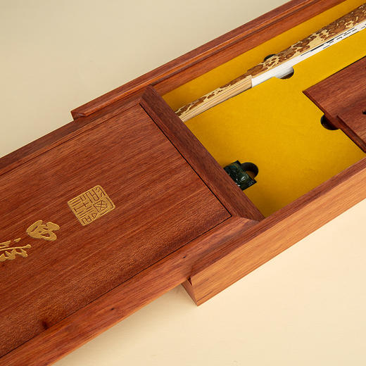 西泠印社120周年纪念碧玉折扇 商品图6