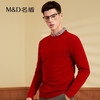 【名盾】MD名盾圆领针织毛衫男秋冬100%羊毛保暖打底衣08556 商品缩略图2