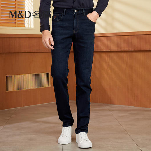 【名盾】MD名盾男士休闲裤秋冬新款耐磨时尚修身牛仔裤36552 商品图2