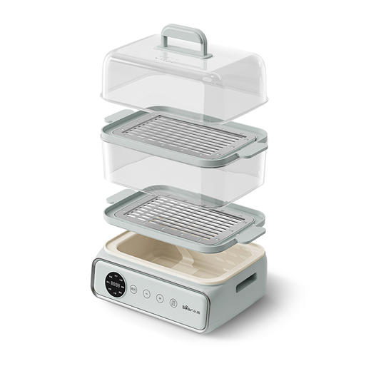 【小程序】小熊电蒸锅 蒸蛋器 蒸锅家用 电蒸笼 多功能早餐包子电热煮锅 大容量可预约定时不锈钢蒸盘DZG-P20W7 商品图10