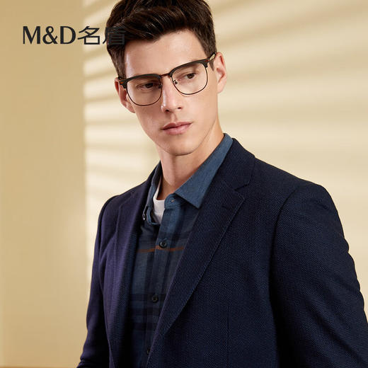 【名盾】MD名盾男士西服外套秋冬新款羊毛厚款商务西装82555 商品图2