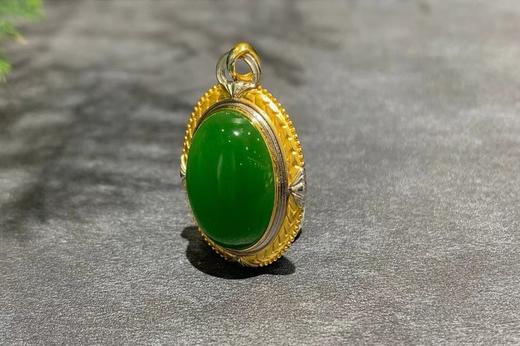 【御珠宫坊】金镶碧玉吊坠 商品图5