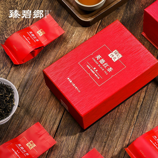 臻碧乡 英德红茶英红九号春茶礼盒｜高端茶礼 茶味浓郁｜216g/盒 商品图4