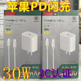 优胜通A301  3C认证 苹果PD闪充套装