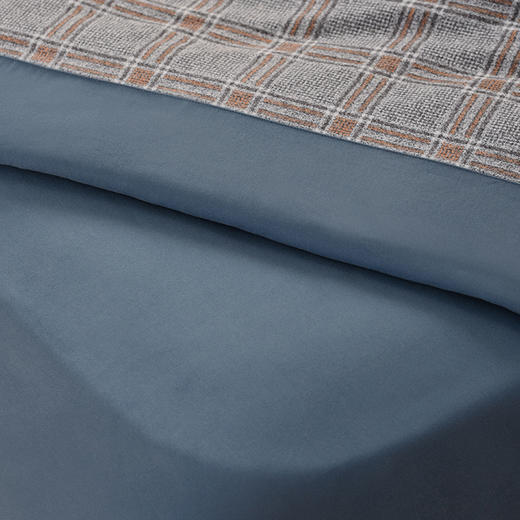 学院格纹四件套全棉复古床上四件套 商品图3