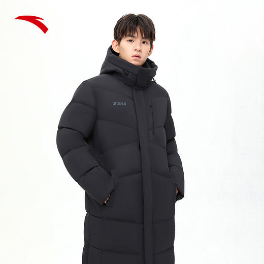 安踏雪壳羽绒服丨防泼水长款羽绒服男冬季保暖舒适羽绒服152411901 商品图2