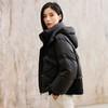 玳莎阔版软糯短款羽绒服女冬季新款宽松双面呢拼接设计感外套  DD41304 商品缩略图1