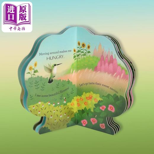【中商原版】异形书 蜂鸟 Hello Hummingbirds 英文原版 儿童纸板书绘本 活动与玩具书 动物图画 进口儿童读物2-5岁 亲子童书 商品图3