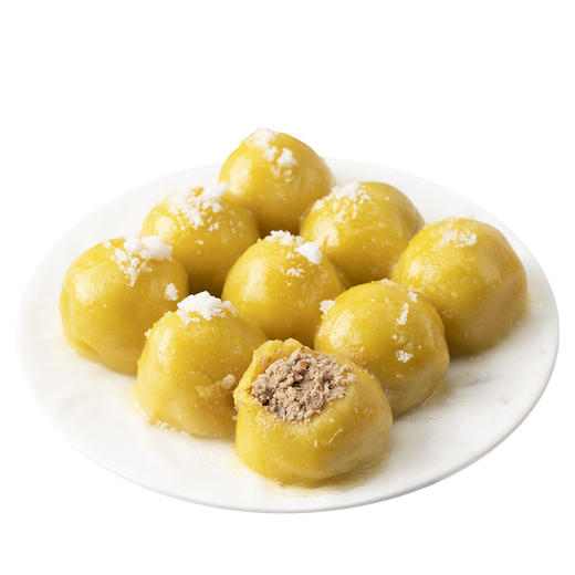 东北粘豆包360g/袋 黏黄米 芸豆馅 蒸煎 年糕 传统糕点 新老包装随机发货 包邮 商品图1