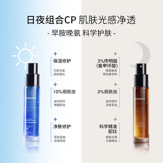 丽舒丹早胺晚氨亮肤10%烟酰胺氨甲环酸美白亮肤均匀肤色暗沉套组 商品图4