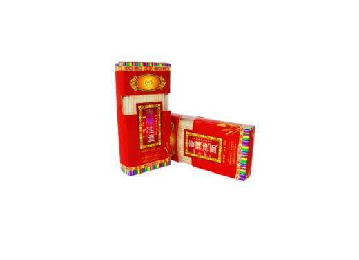 西藏特产 昌都洛隆县洛宗特色产品黑青稞挂面 商品图2