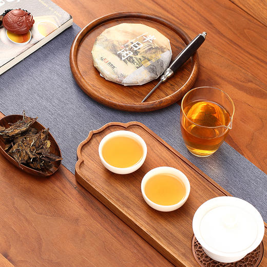 鼎茗荟丨半日闲 寿眉饼 福鼎白茶 2018年原料 100g 商品图5