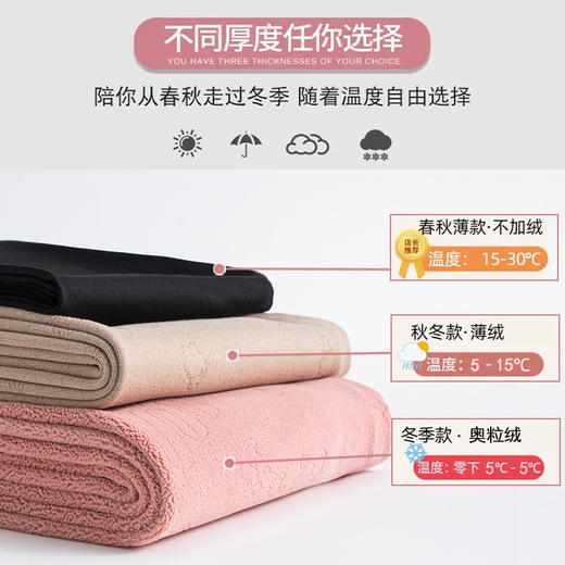 双十一活动【超暖羊羔绒！穿上就是“小腰精”】护腰！提臀！百搭显瘦，打造蜜桃臀，-5℃都不怕冷！鲨鱼皮羊羔绒芭比裤，亲肤舒适瑜伽裤/骑行裤/鲨鱼裤/双11好物 商品图5