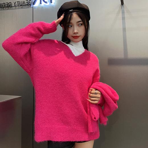 101WSV领带围巾长袖毛织上衣30925（红） 冬季 301034032105 商品图1