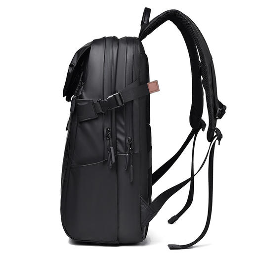 潮酷大容量休闲旅行电脑多功能耐磨防水双肩包 商品图4