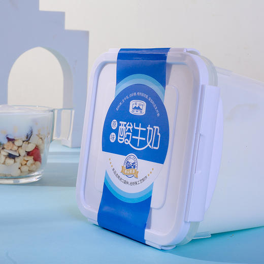 【3-7天发货】相山 酸牛奶 原味/桂花味 2桶装 1kg*2 商品图2